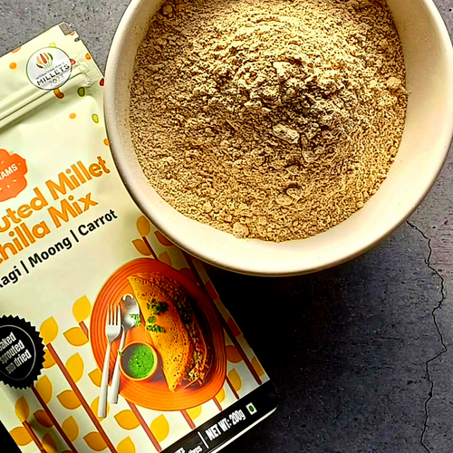 Sprouted Ragi Chilla Mix.