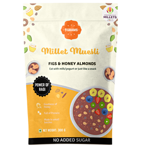 Millet muesli-Figs & Honey Almonds