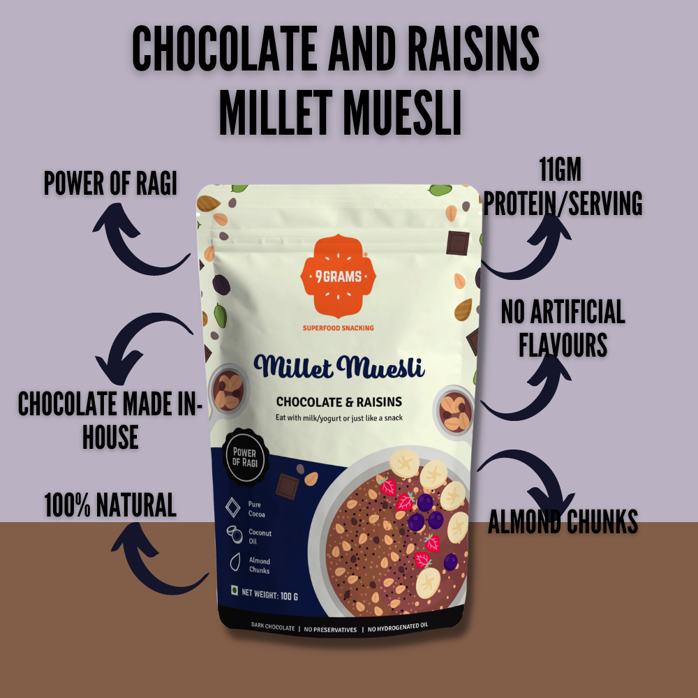 Millet Muesli-Chocolate & Cranberry