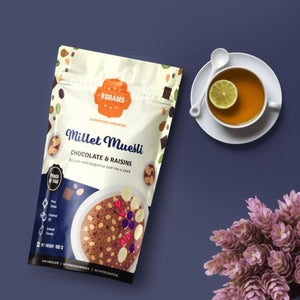 {{ almond butter }} - {{ 9GRAMS }} {{ Muesli }} - {{ 9GRAMS }}