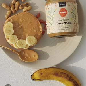 Protein Muesli-Almond Butter + Honey Coconut peanut Butter, crunchy