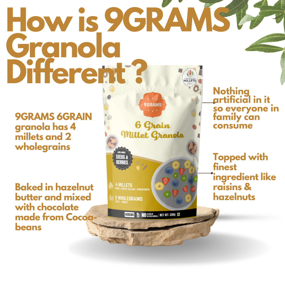 How is 9grams granola  different