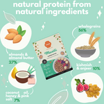 Load image into Gallery viewer, {{ almond butter }} - {{ 9GRAMS }} {{ Muesli }} - {{ 9GRAMS }}
