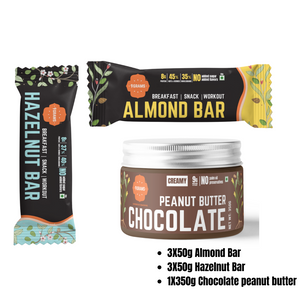 {{ almond butter }} - {{ 9GRAMS }} {{ Muesli }} - {{ 9GRAMS }}