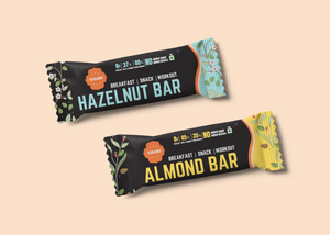 {{ almond butter }} - {{ 9GRAMS }} {{ Muesli }} - {{ 9GRAMS }}